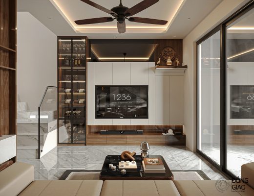 Công trình được xây dựng theo tinh thần tối giản, tập trung vào trải nghiệm sống