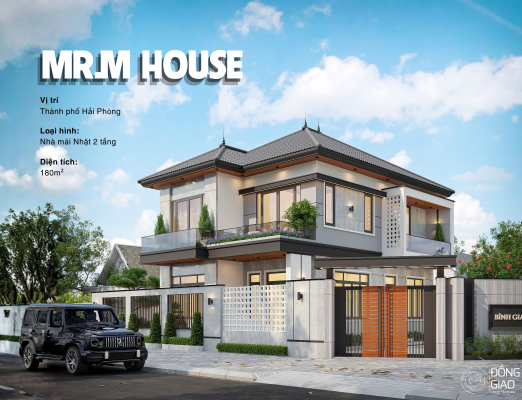 MR.M HOUSE – Mẫu Nhà Mái Nhật 2 Tầng 180m² Hiện Đại Tại Hải Phòng