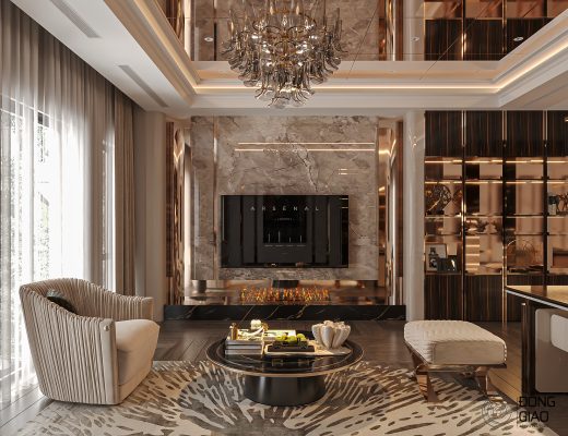 Hệ vách trang trí tạo điểm nhấn cho không gian